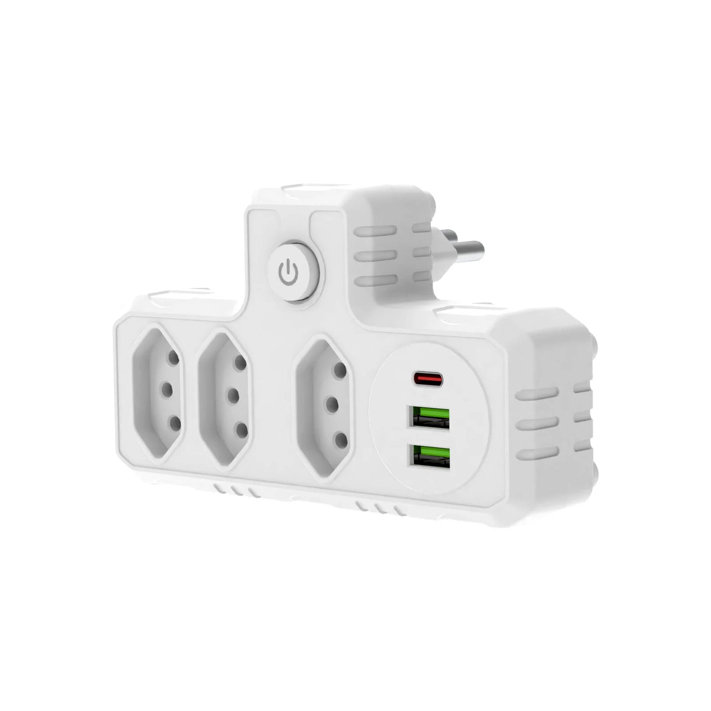 Extensão com Filtro de Linha e Porta USB