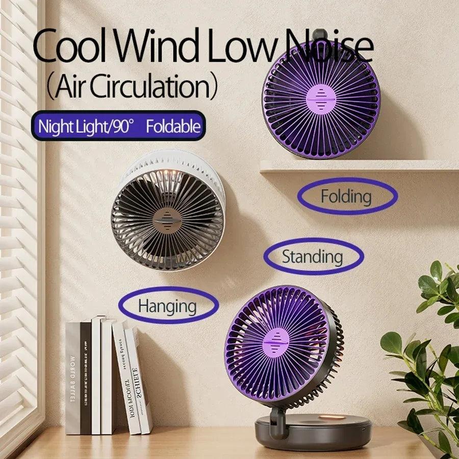 Circulador de ar e Ventilador portátil multifuncional