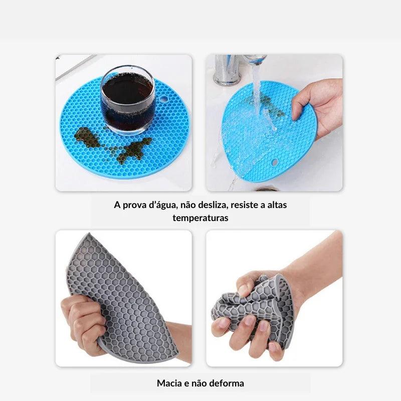 1 peça do conjunto Americano Isolador Térmico de Silicone