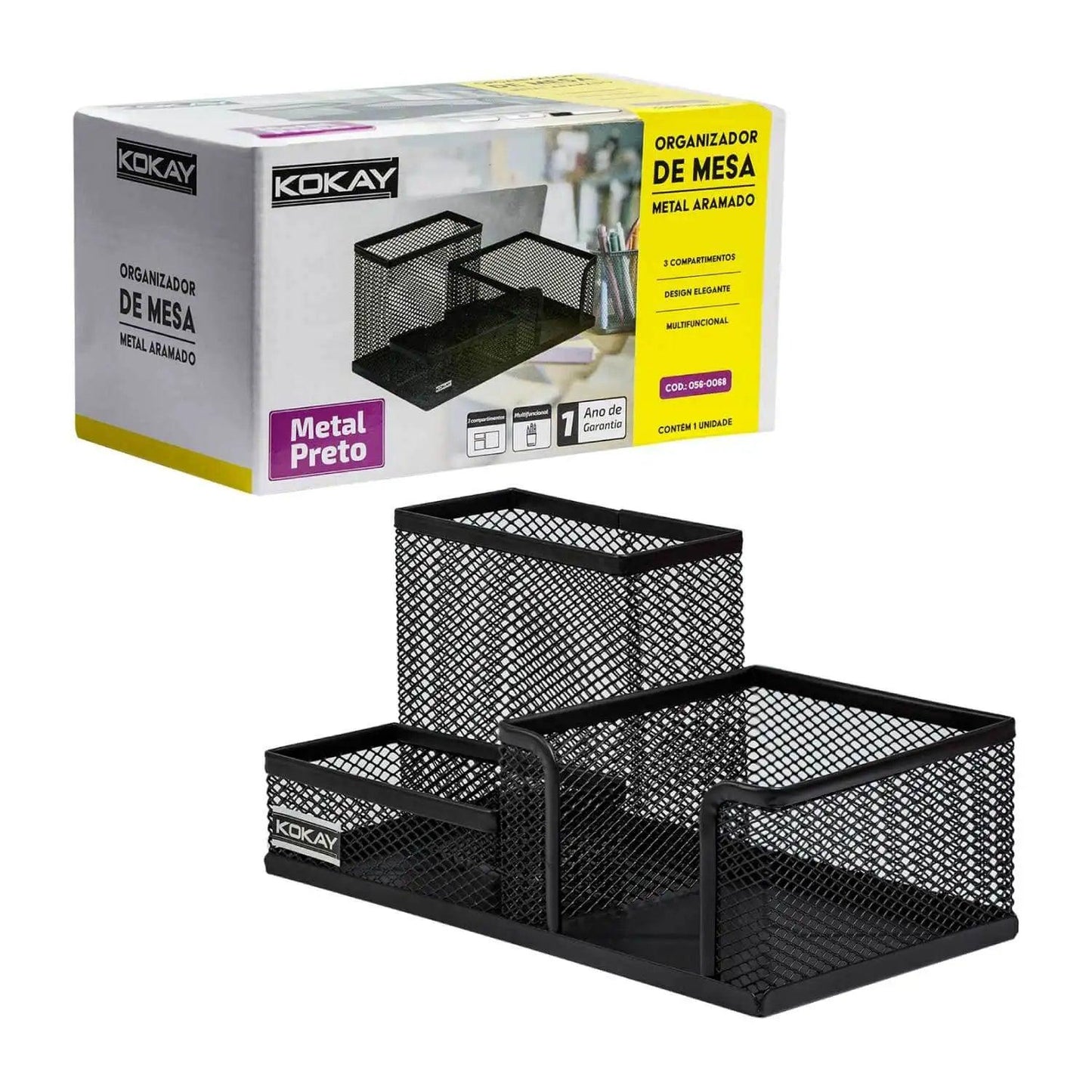 Organizador de mesa de tela