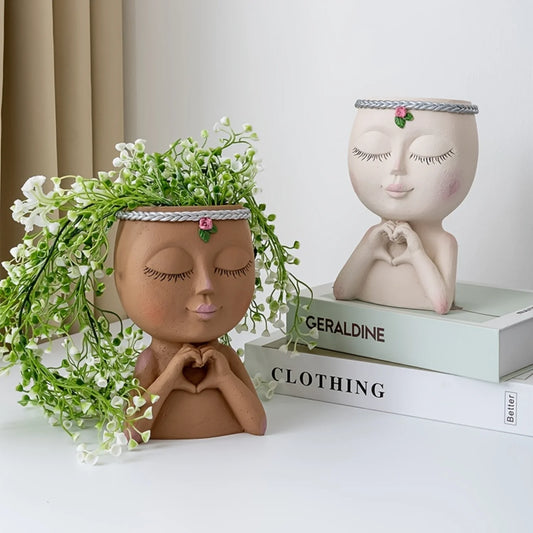 Vaso Rosto Feminino