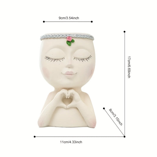 Vaso Rosto Feminino