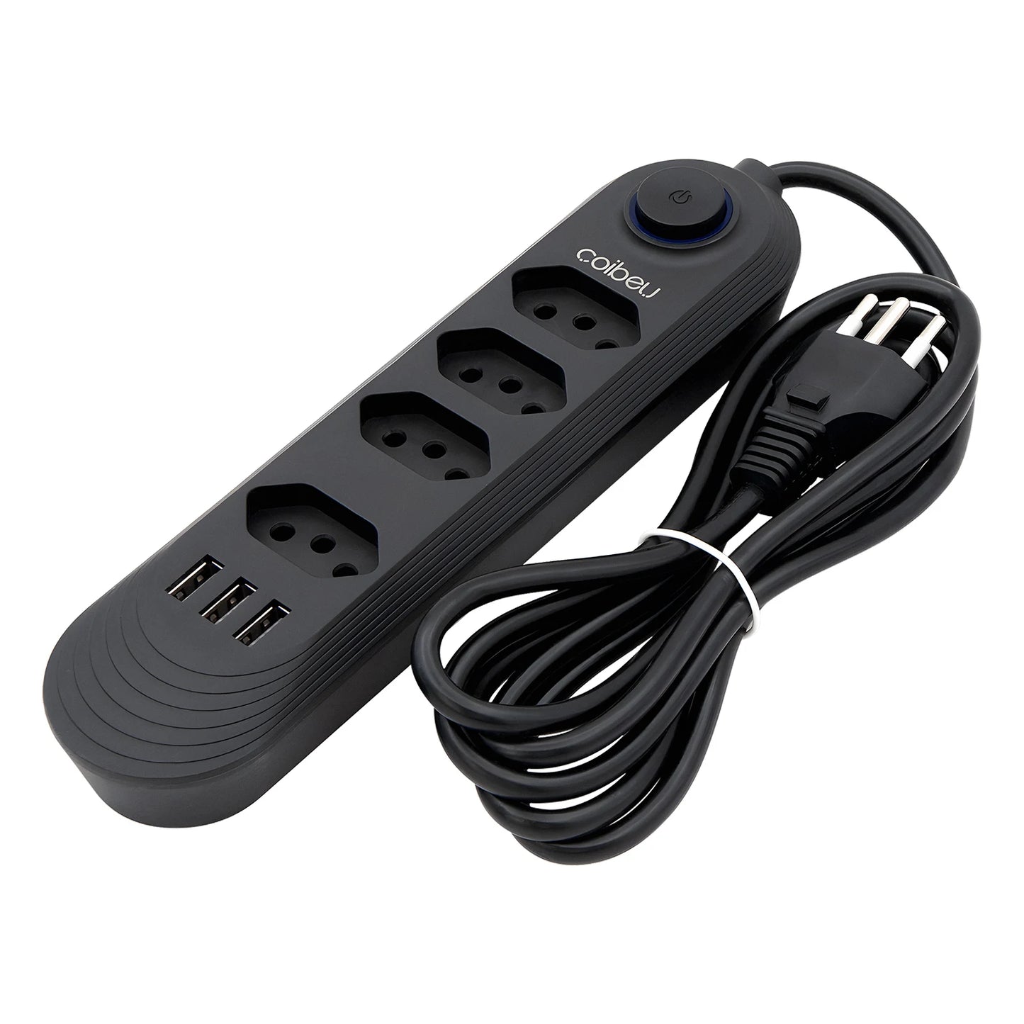 Extensão com Filtro de Linha e Porta USB