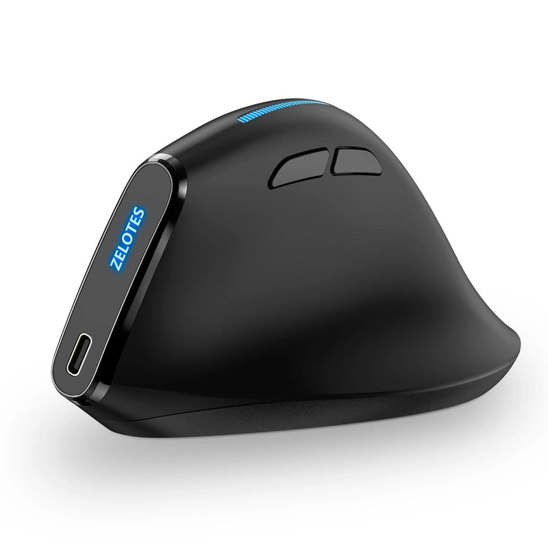 Mouse Ergonômico Zelotes - F36A Wireless