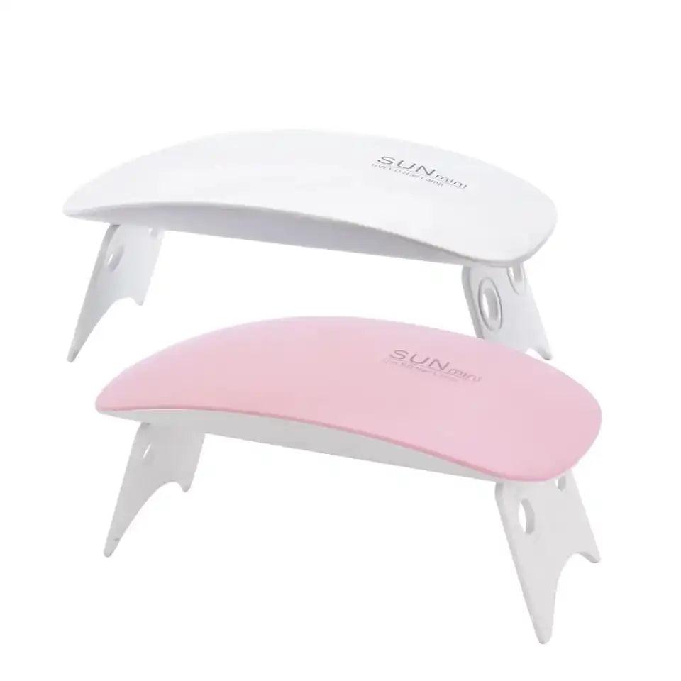 Mini Cabine Secador De Unha Com Luz De Led UV Portátil
