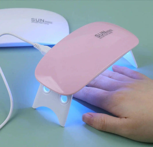 Mini Cabine Secador De Unha Com Luz De Led UV Portátil