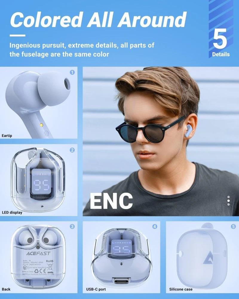 Fone de Ouvido Bluetooth Crystal Sound